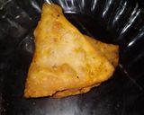 A picture of step 1 of Samosa chat.