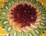 عکس مرحله 1 از دستور تزیین بشقاب میوه🍊🥝