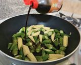 魩魚XO醬炒秋葵的食譜步驟4照片
