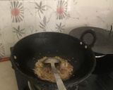 A picture of step 2 of Sour kadhi pakoda.