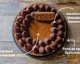 Une image de l'étape 4 de Tarte chocolat spéculoos sans cuisson.