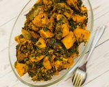 A picture of step 8 of Yam porridge.
