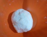 A picture of step 4 of Malai Khaja.