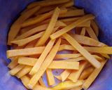 A picture of step 2 of Pumpkin fries #SnackRecipeContest.
