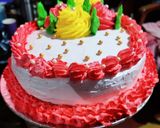 एगलेस वनीला रेड आईस केक (eggless vanilla red ice cake recipe in Hindi) रेसिपी चरण 2 फोटो