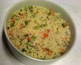 A picture of step 6 of Vegetable Upma.