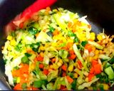 A picture of step 3 of Veggies Egg Drop Soup.