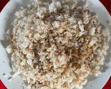 Hình bước làm 2 của món Cơm chiên mực