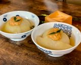 A picture of step 3 of Miso Onion 🧅.