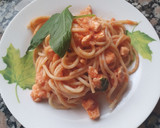 Foto del paso 3 de la receta: Pasta con salmón y mozzarella