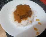 Foto del paso 5 de la receta Lomo de cerdo en salsa de papaya y naranja sobre cama de arroz