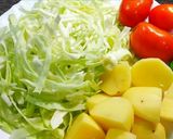 पत्ता गोभी और आलू की सब्जी (pattagobhi aur aloo ki sabzi recipe in Hindi) रेसिपी चरण 1 फोटो