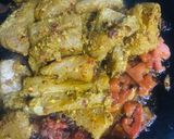 A picture of step 5 of Tawa fish kata kat.