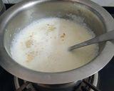 A picture of step 2 of Masala milk.