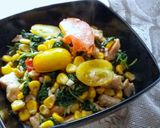 A picture of step 6 of Stir Fried Chicken and Spinach.