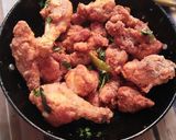 A picture of step 7 of Semolina crusted deep fry chicken.