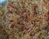 A picture of step 6 of Boiled veg rice.