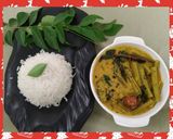A picture of step 7 of Drumstick Curry/Murungakkai Mor Kuzhambu.