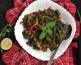 A picture of step 7 of Bhindi Do Pyaza.