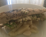 Foto del paso 4 de la receta: Tilapia rellena con base de palmitos