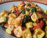 Foto langkah ke 7 dari resep Tahu Cabai ijo.