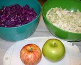 Foto del paso 3 de la receta: Conserva de repollo rojo y manzanas
