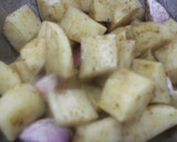 Foto del paso 4 de la receta: Patatas fritas con ajos, morcilla y chorizo en freidora de aire