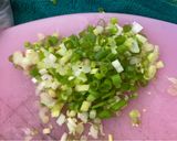 A picture of step 2 of Bamboo Shoot Savory Congee.