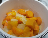 Foto del paso 3 de la receta: Crema de calabaza y zanahoria