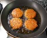 A picture of step 3 of OLU MANJIVOR...Potato cutlets.