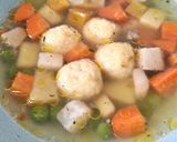 Zöldsègleves krumpligombóccal recept fázis 4 fotója