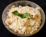 A picture of step 6 of Garlic khichri.