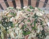 Foto langkah ke 4 dari resep Tumis Daging Cincang, Daun Ginseng Kubis.