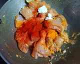 A picture of step 1 of Chicken Korma.