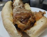 Foto del paso 5 de la receta: Perrito🌭caliente🧀a mi estilo🥑🍅🧅