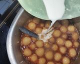Foto langkah ke 2 dari resep Bubur Sum Sum Candil Mutiara Hijau.