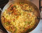 A picture of step 9 of Tomato pulav.
