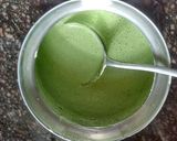 A picture of step 2 of Spinach dosa.