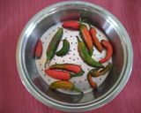 લીલા મરચા ની સૂકવણી (Lila Marcha Sukavani Recipe In Gujarati) રેસીપી સ્ટેપ2ફોટો