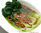 Foto langkah ke 3 dari resep Tumis Pokcoy Bawang Putih Saus Tiram.