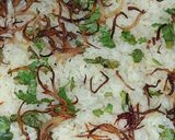 A picture of step 9 of Hyderabadi Qubooli.