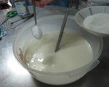A picture of step 4 of Fail-Proof Flan.
