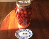 A picture of step 1 of California Farm Cherry Cloves Liqueur.