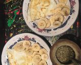 Foto del paso 5 de la receta: Tortilla de claras de huevo con manzana y bananas