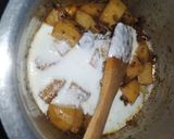 A picture of step 11 of Green Potato Biryani.