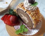 Foto langkah ke 7 dari resep Mocca Nougat Roll Cake.