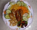 A picture of step 3 of Chicken Steamed Roast with Salad.