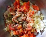 Foto del paso 12 de la receta Ensalada de pimientos rojos asados en sus propios jugos