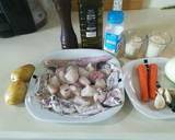 Foto del paso 1 de la receta: Arroz con rape y cocochas