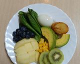 油煎馬鈴薯玉米粒生菜沙拉的食譜步驟2照片